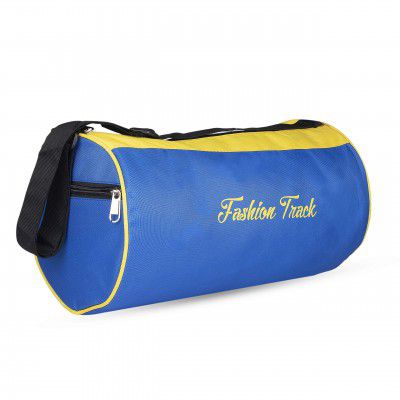 OPTIMA Sports Duffel Gym Bag for Man and Women POYESTER Material *(Brown)* (Sky Blue)