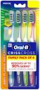 Oral-B Criss Cross - Family pack of 4 toothbrushes Medium Toothbrush  (4 Toothbrushes)...