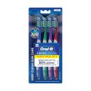 Oral B Criss Cross Gum Care Manual Toothbrush, Family pack of 4 toothbrushes, Soft, For Adults...