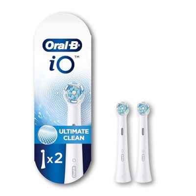 Oral B ORIGINAL iO Electric Toothbrush Ultimate Clean White Replacement Brush Heads