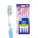 Oral-B Precision Clean Sensitive Soft Manual Toothbrush (Family Pack of 4)...