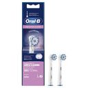 Oral B Sensitive Clean Refills, Original Replaceable brush head for Oral B Electric Toothbrushes, Pack of 2...