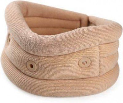 ORANCLE CARE™ Premium Cervical Collar with Chin Support (S, Beige)