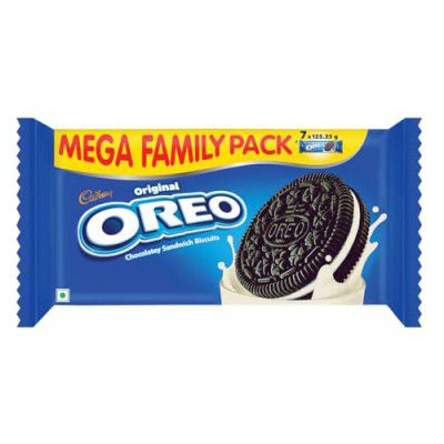 Oreo Cadbury Chocolate Flavour Crème Sandwich Biscuit Family Pack, 275.55 gm/876.75 gm(weight may vary)