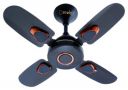 Oreole Amaze Ultra High Speed 24 Inch smoke black 600 mm Anti Dust 4 Blade Ceiling Fan...