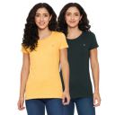 Orewa Women's Solid Regular Fit T-Shirt...