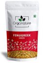 Organature Fresh/Natural Dried Fenugreek Seeds | Whole Methi Dana Seeds | Indian Spices & Masala - Pack of (400 Grams)...