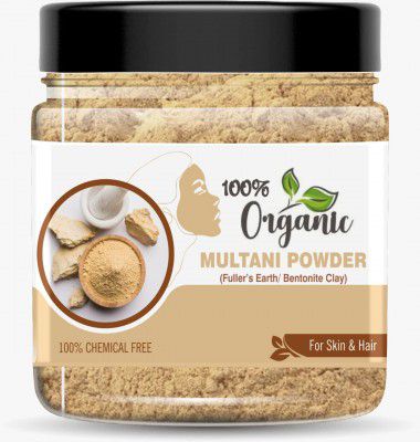 Organic 100% Pure Multani Mitti Powder (Fuller's Earth) Skin Face Clays 350g
