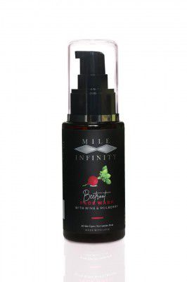 Organic Beetroot Face Wash with Wine & Mulberry - 50 ml | Gel Face Cleanser for All Skin Types