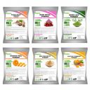 Organic Face Pack Powder Combo Of Sandalwood (chandan), Rose Petal,Multani Mitti, Orange Peel, Neem Leaf And Kasturi Turmeric Powder for Face and Skin Care (50gm Each Packet)300gm...