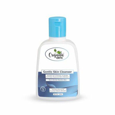 Organic Gentle Skin Cleanser Face Wash for Dry to Normal Sensitive 125 ml