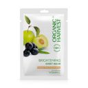 Organic Harvest Brightening Sheet Mask: Kakadu Plum & Acai Berry | Sheet Mask for Glowing Skin | Skin Care for Women & Men| 100% American Certified Organic | 30ml...