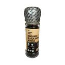 Organic Tattva Black Pepper Whole 50g with Grinder - Refillable Glass Bottle for Freshly Ground Black Peppercorns...