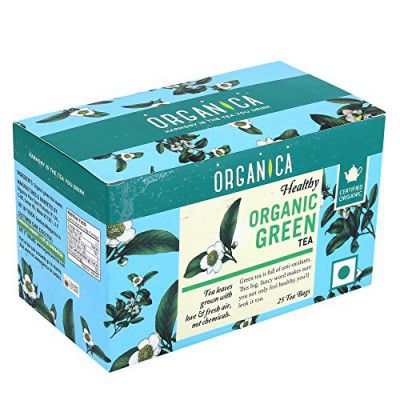 Organica Healthy Organic Green Tea Chai 25 Tea Bags