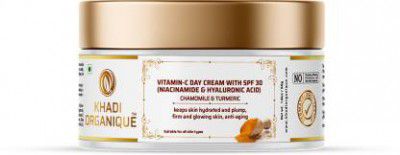 Organique Vitamin C Day Cream With Spf 30 For Dark Spots & Dull Skin  (50 g)
