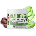 Organix Mantra Pure Aloe Vera Nourish Gel for Skin/Hair with Argan, Jojoba Oil & Vitamin C (No Sulphates/No Parabens) 200GM...