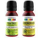 Organix Mantra Tea Tree & Lemongrass Essential Oil Collection : Set of 2 (15ML Each)...