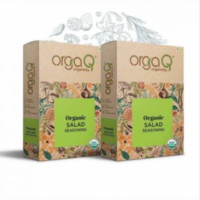 OrgaQ Organicky Organic Salad Seasoning Combo (50G x 2 Pack) (100 g)