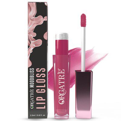 Orgatre Moodbliss Lip Gloss (Muted Violet, 2.5 ML)