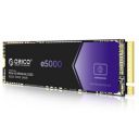 ORICO e5000 512GB M.2 NVMe SSD, PCIe Gen4x4 with 5000MB/s Read 3600MB/s Write, 3D QLC NAND Internal Solid State Drive SLC Dynamic Cache, Compatible with PS5 Desktop PC and Laptops-e5000...