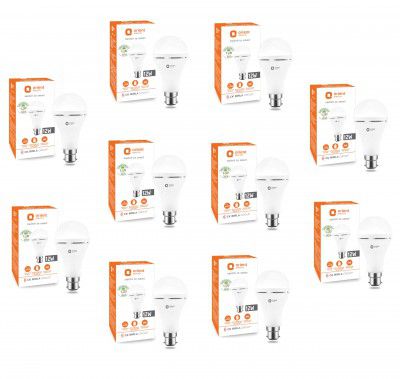 Orient Electric 12W Rechargeable Emergency LED bulb| Inverter Bulb | Pack of 10