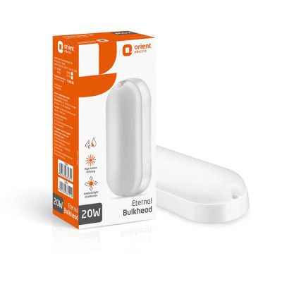 Orient Electric 20W Eternal Bulkhead Wall Light | 6500K, Cool White