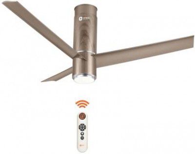 Orient Electric Aeroslim 1200 mm Energy Saving 3 Blade Ceiling Fan (Brown, Pack of 1)