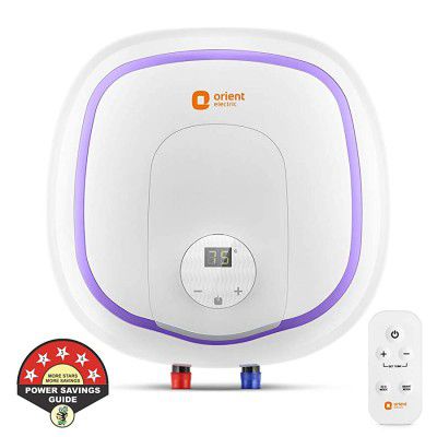 Orient Electric Aquator IoT enabled 6-Litre Vertical Storage Water Heater with Digital display & Remote