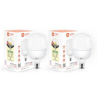 Orient Electric Eternal Shine LED Bulb 30W, B22d Cap, 6500K (Pack of 2)