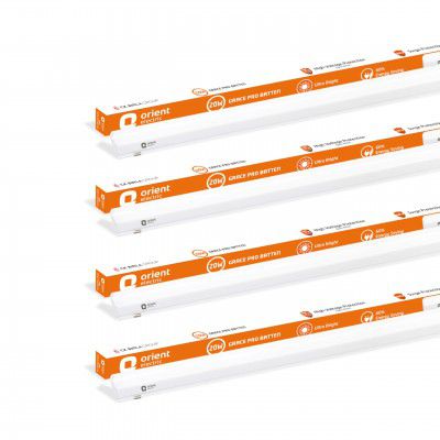 Orient Electric Grace Pro 20W LED Batten | 2000 lumens Bright Light Output | Pack of 4