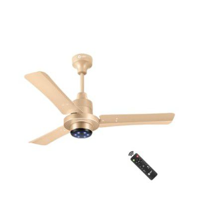 Orient Electric I Tome Pro 900 mm BLDC Ceiling Fan with Remote | 3-year warranty by Orient | (Topaz Gold)