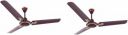Orient Electric Pacific Air Decor 1200mm Decorative Ceiling Fan 1200 mm 3 Blade Ceiling Fan  (Brown, Pack of 2)...