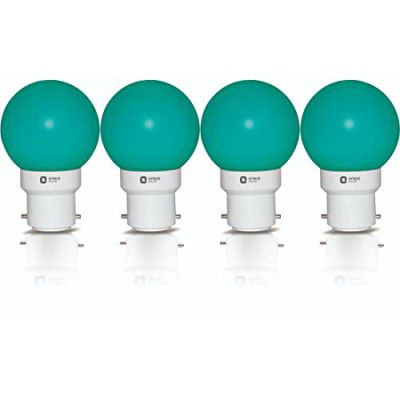 Orient Electric Polycarbonate Deco Shine Led Bulb 0.5W, (Green - Pack Of 4)
