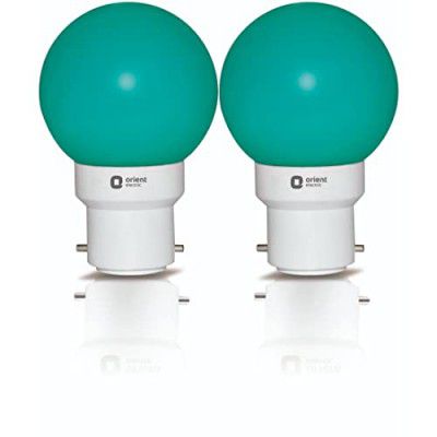 Orient Electric Polycarbonate Deco Shine Led Bulb 0.5W (Pack of 2)