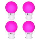 Orient Electric Polycarbonate Deco Shine Led Bulb 0.5W, (Pink - Pack Of 4)...
