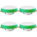 Orient Electric Polycarbonate Rainbow Recess Downlighter 6W, (White & Green - Pack Of 4)...