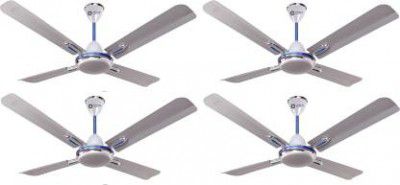 Orient Electric Quadro Ornamental pack of 4 1200 mm 4 Blade Ceiling Fan 