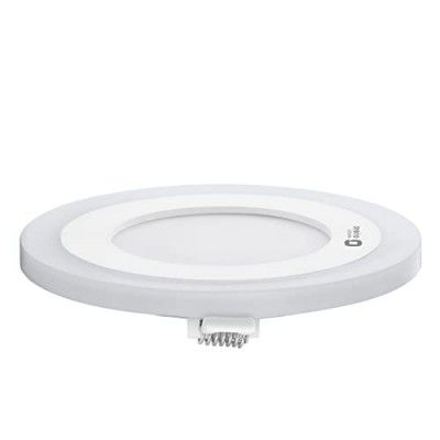 Orient Electric Rainbow Dual Colour Recess Panel 6W - White and Green - Pack of 4