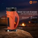 Orient Electric Ranger Solar LED03WTC-RANGERS Torch (Orange, 17 cm, Rechargeable)...