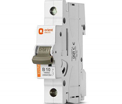 Orient Electric SPB 16A Plastic MCB Single Pole B-Curve (White)