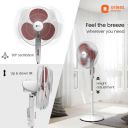 Orient Electric Stand 81 Pedestal Fan | 1330 RPM 75 CMM | COP-TER Technology | 3 Speed | 55W | Military Grade Guard...
