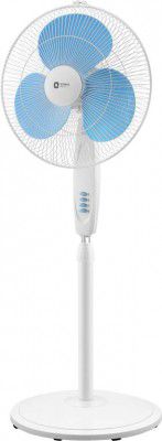 Orient Electric Stand 82 400 mm 3 Blade Pedestal Fan (Energy Saving | Blue | Pack of 1)