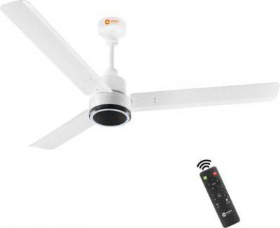 Orient Electric Ujala Prime 5 Star 1200 mm BLDC Motor with Remote 3 Blade Ceiling Fan (White, Pack of 1)