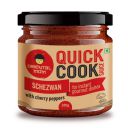 Oriental Mom presents the flavour family SCHEZWAN sauce with cherry peppers | 100% hand made with premium ingredients | Cook with ease, dip, or just lick it | No artificial flavour/colour | 320 gm...