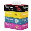 Origami 2 Ply Facial Tissue Box | Car Tissue - Pack of 4 (100 Pulls Per Box, 400 Sheets (800 sheets)...