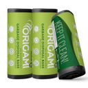 Origami Biodegradable Garbage Bags for Dustbin - Medium 19 x 21 Inches | 30 bags per Roll (Pack of 3, Black)...