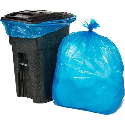 ORILEY Biodegradable Garbage Bag Eco-Friendly 50 Micron Lab Tested Bio Hazard Waste Bag for Hospital, Office, Home & Kitchen (Dark Blue, 42 x 42, 30 Pcs)