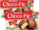 ORION Choco Pie - Chocolate Coated Soft Biscuit - Happiness Pack, 2 X 560 g...