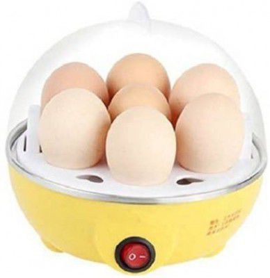 ORJILO Egg Boiler Electric 7 Egg Poacher for Steaming, Cooking, Boiling and Frying, Egg Cooker  (Multicolor, 7 Eggs)