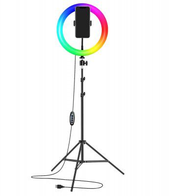 Osaka 12Inch Professional RGB LED Ring Light 12W Dimmable Lighting for Photo Shoot Video Shoot